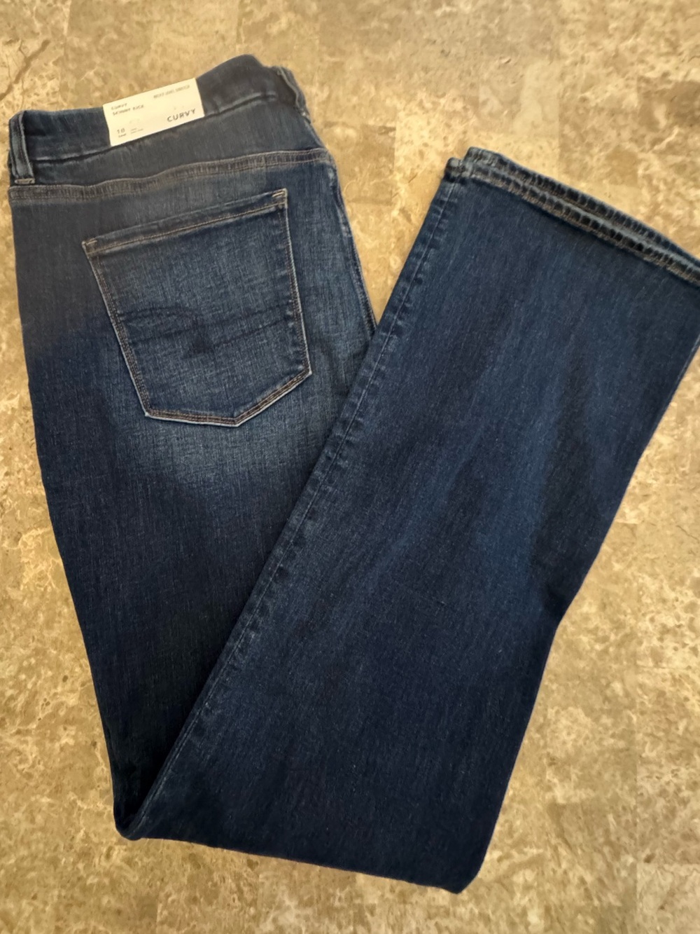 American Eagle Outfitters Size 18Long Women’s Curvy Skinny Kick Jeans High Rise - Picture 3 of 9